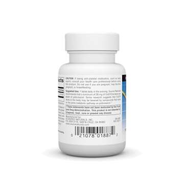 Source Naturals Policosanol, Support for Cardiovascular Health*, 20 mg - 60 Tablets