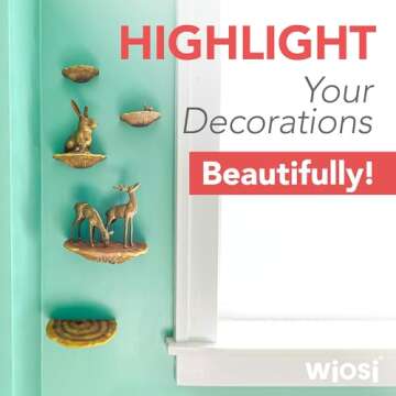 Wiosi 5-Piece Turkey Gill Mushroom Floating Shelves for Decorating Wall | Shelves for Room Wall | Perfect Floating Shelves for Room Decor | Leopard Gecko Tank Accessories