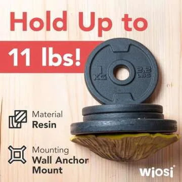 Wiosi 5-Piece Turkey Gill Mushroom Floating Shelves for Decorating Wall | Shelves for Room Wall | Perfect Floating Shelves for Room Decor | Leopard Gecko Tank Accessories