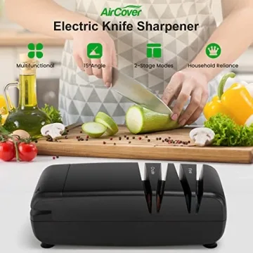 AirCover Electric Knife Sharpener Safe Professional Easy Use