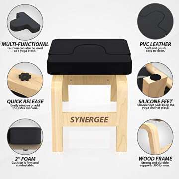 Synergee Yoga Chair Black