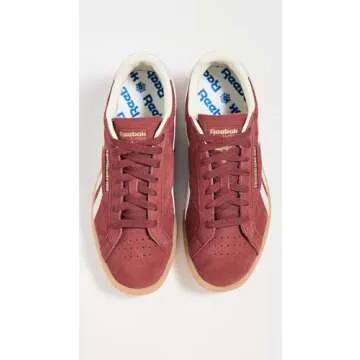Reebok Unisex Club C Grounds UK Sneaker, Rich Maroon/Moonstone Brass, 4 US Men