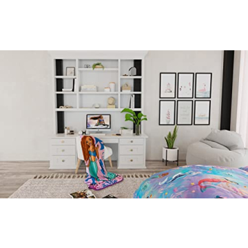Little Mermaid Plush Throw for Kids - Soft and Colorful Blanket