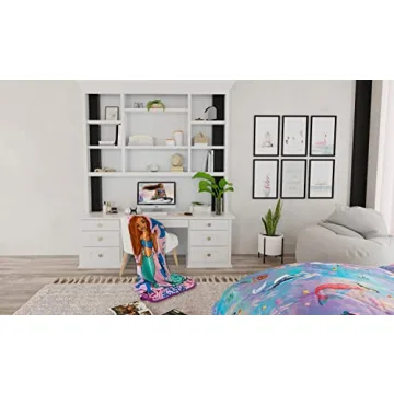 Little Mermaid Plush Throw for Kids - Soft and Colorful Blanket