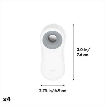 OXO Good Grips Magnetic All-Purpose Clips (4 Pack) - White,1EA