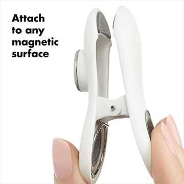 OXO Good Grips Magnetic All-Purpose Clips (4 Pack) - White,1EA