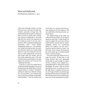 Examples: The Making of 40 Photographs