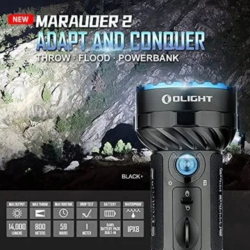 OLIGHT Marauder 2 Flashlight 14,000 Lumens Ultra Bright Handheld