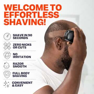 The FlexSeries Electric Head Hair Shaver - Freebird - Ultimate Mens Cordless Rechargeable Wet/Dry Sk...
