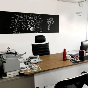 Chalkboard Wallpaper Stick and Peel Customizable for Fun Spaces