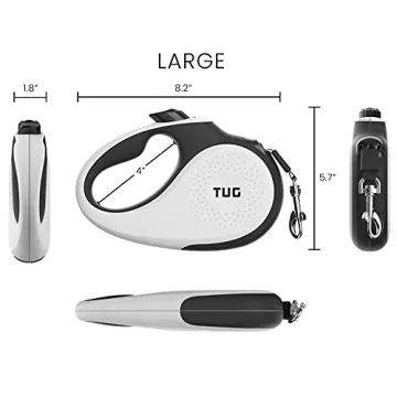 TUG Retractable Dog Leash | 16 ft Tangle-Free Control | Ergonomic Design