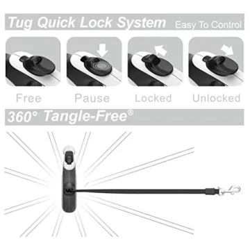 TUG Retractable Dog Leash | 16 ft Tangle-Free Control | Ergonomic Design