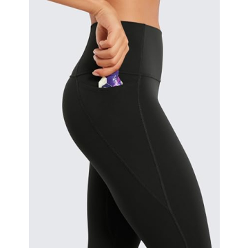 CRZ YOGA Women's Butterluxe Workout Capris with Pockets