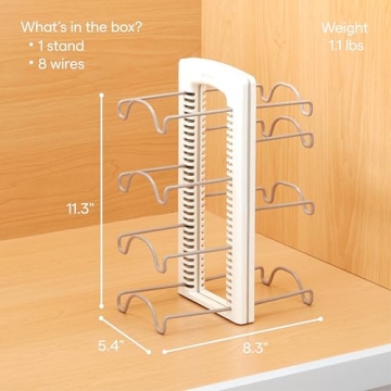 YouCopia WrapStand Kitchen Foil and Bag Organizer