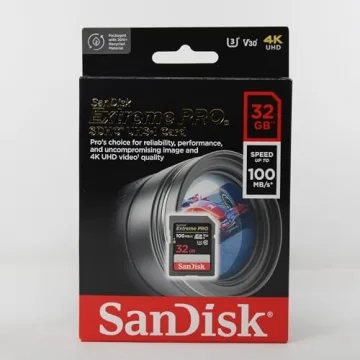 SanDisk Extreme Pro 32GB SDHC UHS-I Card for 4K Video