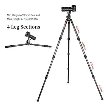 SUNWAYFOTO T3640CM Tripod for Video & Photography Gear