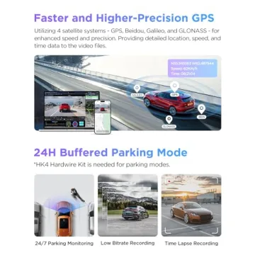 VIOFO A229 Pro 4K HDR Dual Dash Cam with Voice Control