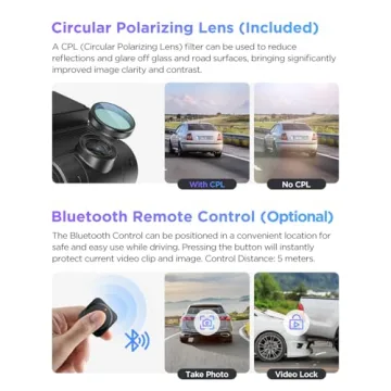 VIOFO A229 Pro 4K HDR Dual Dash Cam with Voice Control