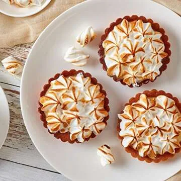 Laxinis World 5 Inch Quiche Pans Set of 6 Non-Stick