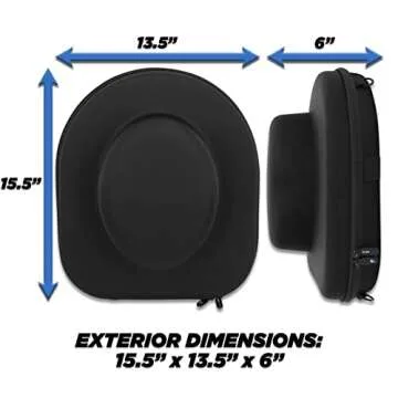 Travel-Safe CASEMATIX Hat Case for All Hat Types