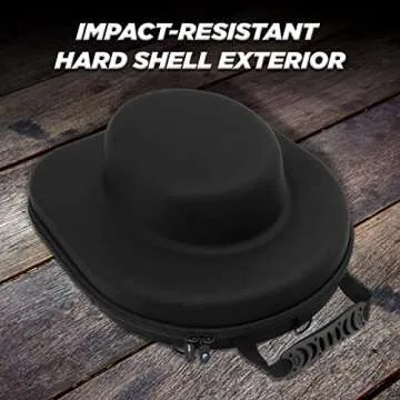 Travel-Safe CASEMATIX Hat Case for All Hat Types