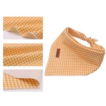 Lionet Paws Dog Bandana for Small Medium Large Dogs, Cat Dog Kerchief Dog Triangle Bibs Scarf for Gi...