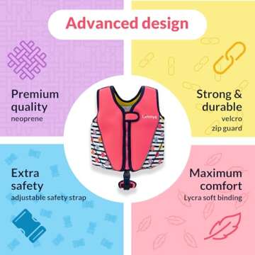 Limmys Premium Toddler Swim Vest - Safe, Fun & Comfortable Swimming Aid