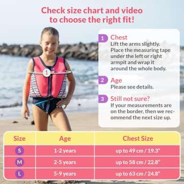 Limmys Premium Toddler Swim Vest for Safe Aquatic Fun