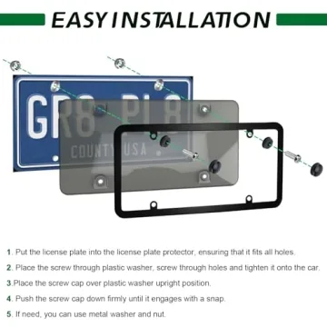 Durable License Plate Covers for Maximum Protection