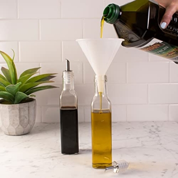 Hutzler Plastic Funnel 8-Ounces - Durable Kitchen Tool