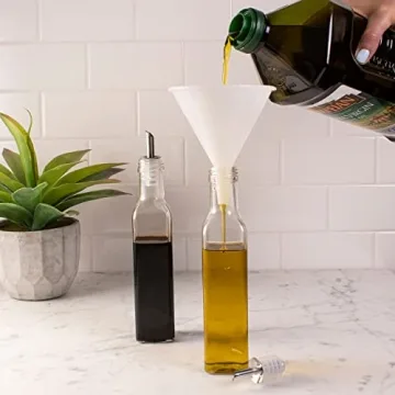 Hutzler Plastic Funnel 8-Ounces - Durable Kitchen Tool