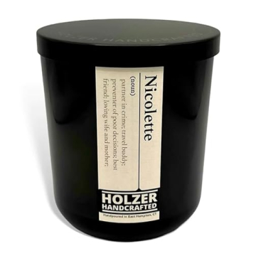 Holzer Custom Candle - Personalized Luxury Gifts with Wood Wick