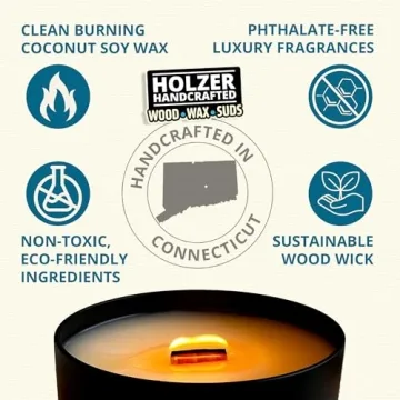 Custom Luxury Candles Personalized Gifts Wood Wick