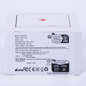 Compact Phomemo Mini Pocket Printer for Quick Easy Prints