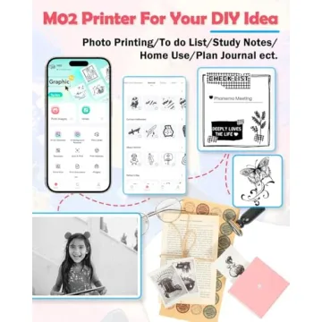 Compact Phomemo Mini Pocket Printer for Quick Easy Prints