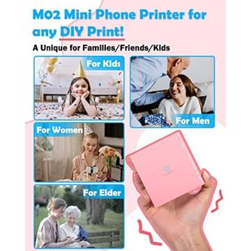 Compact Phomemo Mini Pocket Printer for Quick Easy Prints
