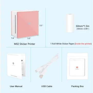 Compact Phomemo Mini Pocket Printer for Quick Easy Prints
