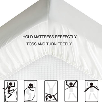 Luxurious Satin Queen Bed Sheets Set for Comfortable Sleep