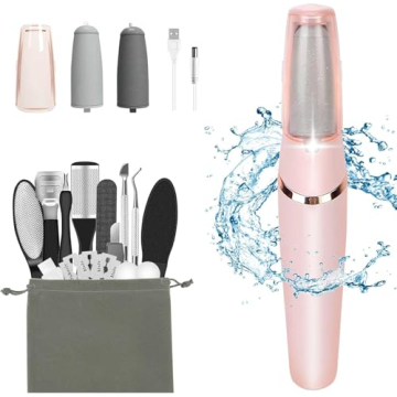 Electric Pedicure Tool Set with Rechargeable Foot Care
