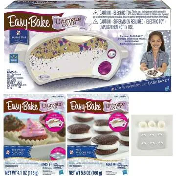 Easy Bake Oven Deluxe Gift Set - Fun White Edition