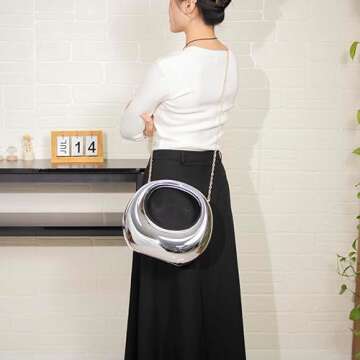 Stylish AZURAOKEY Acrylic Evening Clutch for Women