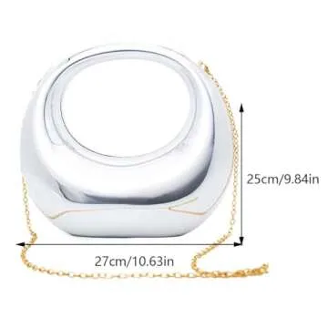 Stylish AZURAOKEY Acrylic Evening Clutch for Women