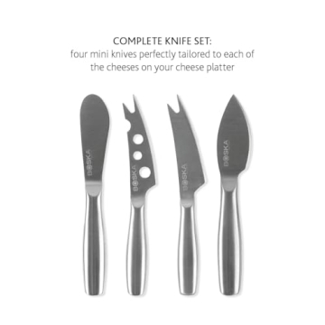 BOSKA Stainless Steel Cheese Knife Set - Mini Copenhagen Set