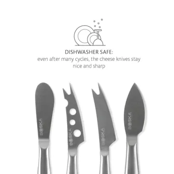 BOSKA Stainless Steel Cheese Knife Set - Mini Copenhagen Set