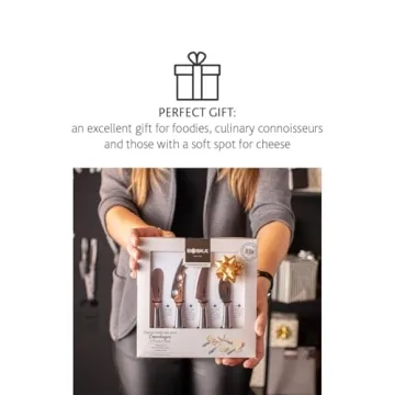 BOSKA Stainless Steel Cheese Knife Set - Mini Copenhagen Set