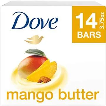 Dove Beauty Bar - Mango Butter Moisturizing 14 Bars
