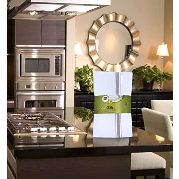 Utopia Towels Black Dish Towels - 24 Pack of Cotton