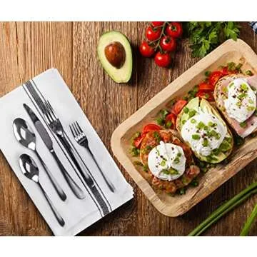 Utopia Towels Black Dish Towels - 24 Pack of Cotton