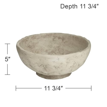 Studio 55D Capurnia Decorative Bowl Elegant Resin Design