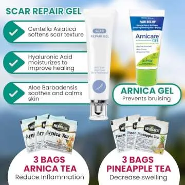 Tummy Tuck Post Surgery Supplies Kit (31 Piece Set) - Recovery Must Haves Package for Mommy Makeover Abdominoplasty